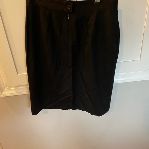 Vintage 90s Anne Klein black pencil skirt - Picture 5 of 8